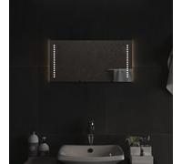 Miroir de Salle de Bain à LED 20x40 cm Décoratif Cosmétique Maquillage vidaXL