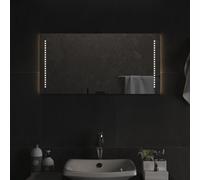 Miroir de Salle de Bain à LED 20x40 cm Décoratif Cosmétique Maquillage vidaXL