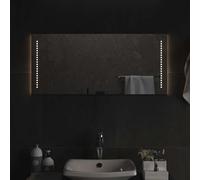 Miroir de Salle de Bain à LED 20x40 cm Décoratif Cosmétique Maquillage vidaXL