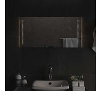 Miroir de Salle de Bain à LED 20x40 cm Décoratif Cosmétique Maquillage vidaXL