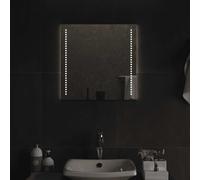 Miroir de Salle de Bain à LED 30x30 cm Maquillage Coiffeuse Toilette vidaXL
