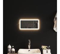 Miroir de Salle de Bain à LED 40x20 cm Maquillage Coiffeuse Toilette vidaXL