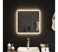 Miroir de Salle de Bain à LED 50x50 cm Maquillage Coiffeuse Toilette vidaXL