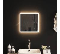 Miroir de Salle de Bain à LED 50x50 cm Maquillage Coiffeuse Toilette vidaXL