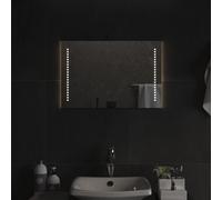 Miroir de Salle de Bain à LED 60x90 cm Décoratif Cosmétique Maquillage vidaXL