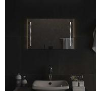 Miroir de Salle de Bain à LED 60x90 cm Décoratif Cosmétique Maquillage vidaXL