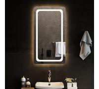 Miroir de Salle de Bain à LED 80x40 cm Maquillage Coiffeuse Toilette vidaXL