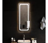 Miroir de Salle de Bain à LED 80x40 cm Maquillage Coiffeuse Toilette vidaXL