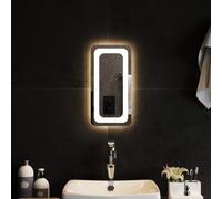 Miroir de Salle de Bain à LED 80x40 cm Maquillage Coiffeuse Toilette vidaXL
