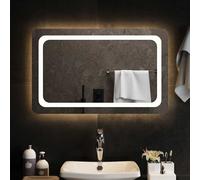 Miroir de Salle de Bain à LED 80x40 cm Maquillage Coiffeuse Toilette vidaXL