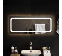Miroir de Salle de Bain à LED 80x40 cm Maquillage Coiffeuse Toilette vidaXL