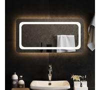 Miroir de Salle de Bain à LED 80x40 cm Maquillage Coiffeuse Toilette vidaXL