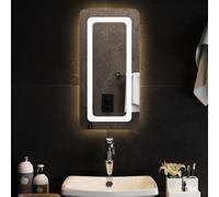 Miroir de Salle de Bain à LED 80x40 cm Maquillage Coiffeuse Toilette vidaXL