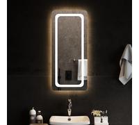 Miroir de Salle de Bain à LED 80x40 cm Maquillage Coiffeuse Toilette vidaXL