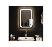 vidaXL Miroir de salle de bain à LED 40x60 cm
