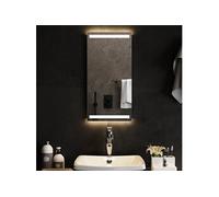 vidaXL Miroir de salle de bain à LED 30x60 cm
