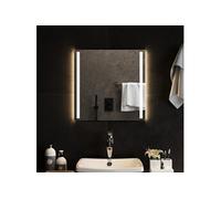 vidaXL Miroir de salle de bain à LED 50x50 cm