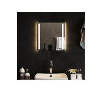 vidaXL Miroir de salle de bain à LED 40x40 cm