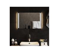 vidaXL Miroir de salle de bain à LED 60x40 cm