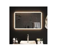 Miroir de Salle de Bain à LED 50x50 cm Maquillage Coiffeuse Toilette vidaXL