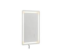 VEVOR Miroir LED 50 x 70 cm – Mural maquillage, frontal/rétroéclairé, mémoire, antibuée, 3 couleurs