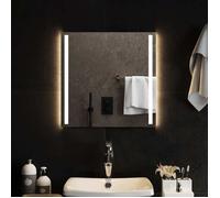 Miroir de salle de bain à LED - vidaXL - 50x50 cm - IP65 - USB