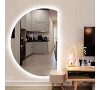 Miroir de salle de bain anti-buée avec éclairage LED - Miroir mural décoratif pour une visibilité sans vapeur sous la douche