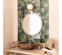 Miroir De Salle De Bain Avec Éclairage Led Et Anti-Buée Jizan Ø60 Cm Blanc Neutre 4000k