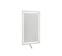 VEVOR Miroir mural de salle de bain LED 60 x 80 cm – Antibuée, 3 couleurs, intensité variable