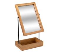 Miroir de Salle de Bain "Blackacia" 36cm Marron