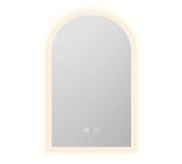 Miroir de salle de bain - BLUMFELDT - Caledonian - LED IP44 - 45x80 cm - Fonction antibuée - Tactile