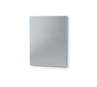 Miroir de salle de bain coloris blanc - Longueur 59,50 x Profondeur 2 x hauteur 44 cm - PEGANE - Blanc