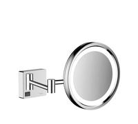 Hansgrohe Miroir de rasage AddStoris 41790000 x3 éclairage LED fixation murale chromé