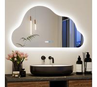 YUSING Miroir de Salle de Bain LED Anti-Buée Éclairage Réglable Miroir Lumineux