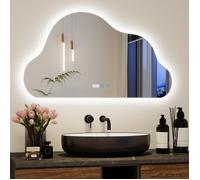 YUSING Miroir de Salle de Bain LED Anti-Buée Éclairage Réglable Miroir Lumineux