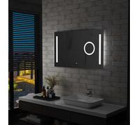 Miroir de salle de bain LED avec capteur tactile 100x60 cm