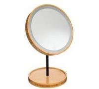 Miroir de salle de bain "led bambou" 31cm naturel