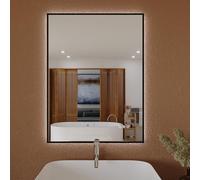 Miroir de Salle de Bain Lumineux avec Éclairage LED - Fabriqué en Espagne - 2 Haut-parleurs stéréo Bluetooth - Système Anti-buée - 3 Températures de Couleur - Intensité Réglable - 60x80 cm