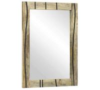 vidaXL Miroir de salle de bain avec miroir Marron 50 x 2,5 x 70 cm