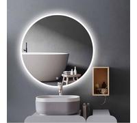 Miroir de Salle de Bain Rond à Del de 40 po avec éclairage, Miroir de Salle de Bain antibuée éclairé de 32 po, miroirs Ronds muraux rétroéclairés de 24 po à intensité Variable 3000 K/4000 K/