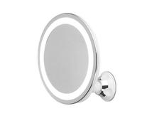 Miroir Maquillage avec Lumière LED 2 Intensités Grossissement 5X, Rotation 360°,, AD2168, , Argent