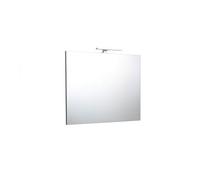 MIROIR DE SALLE DE BAINS AFFLEURANT 90 x 70 CM AVEC ÉCLAIRAGE REVERSIBLE LED LIGHT