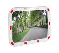 Miroir de sécurité 40×60 Rétroviseur Sécurité routière Forme convexe Réflecteurs
