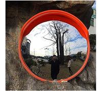 Miroir de Sécurité Miroir de Circulation Grand Angle Trafic Routier Garage Mural Miroir Convexe Dispositif Antivol/-/45Cm