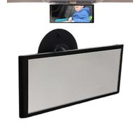 Miroir de sécurité pour pour voiture, rétroviseur intérieur de voiture, grand angle de rotation à 360 degrés, incassable, facile à installer