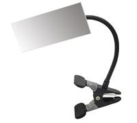 Miroir de sécurité rectangulaire / rond multifonction flexible à clipser pour bureau - Vue arrière et sensibilisation - Miroir incliné