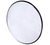 Miroir de Sécurité Routière, Miroir Convexe en Verre HD Réglable à Cadre Rond, pour Allées Entrepôts Sécurité Routière Boutique Sécurité, Noir,60cm
