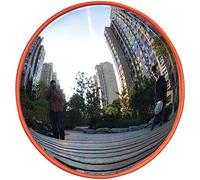 Miroir de Sécurité Routière Miroir de Circulation Convexe, Miroir de Circulation Pour La Surveillance de Sécurité Des Angles Morts/-/Orange