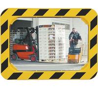 SPL Miroir de sécurité/circulation H400xl600mm plastique, jaune/noir pour 2 directio Quantité:1