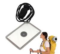 Miroir de signal de survie : disques d'héligramme d'urgence, balise SOS marine, pointeur d'objectif acrylique haute résistance | Équipement de poche ultra léger pour la chasse à la randonnée